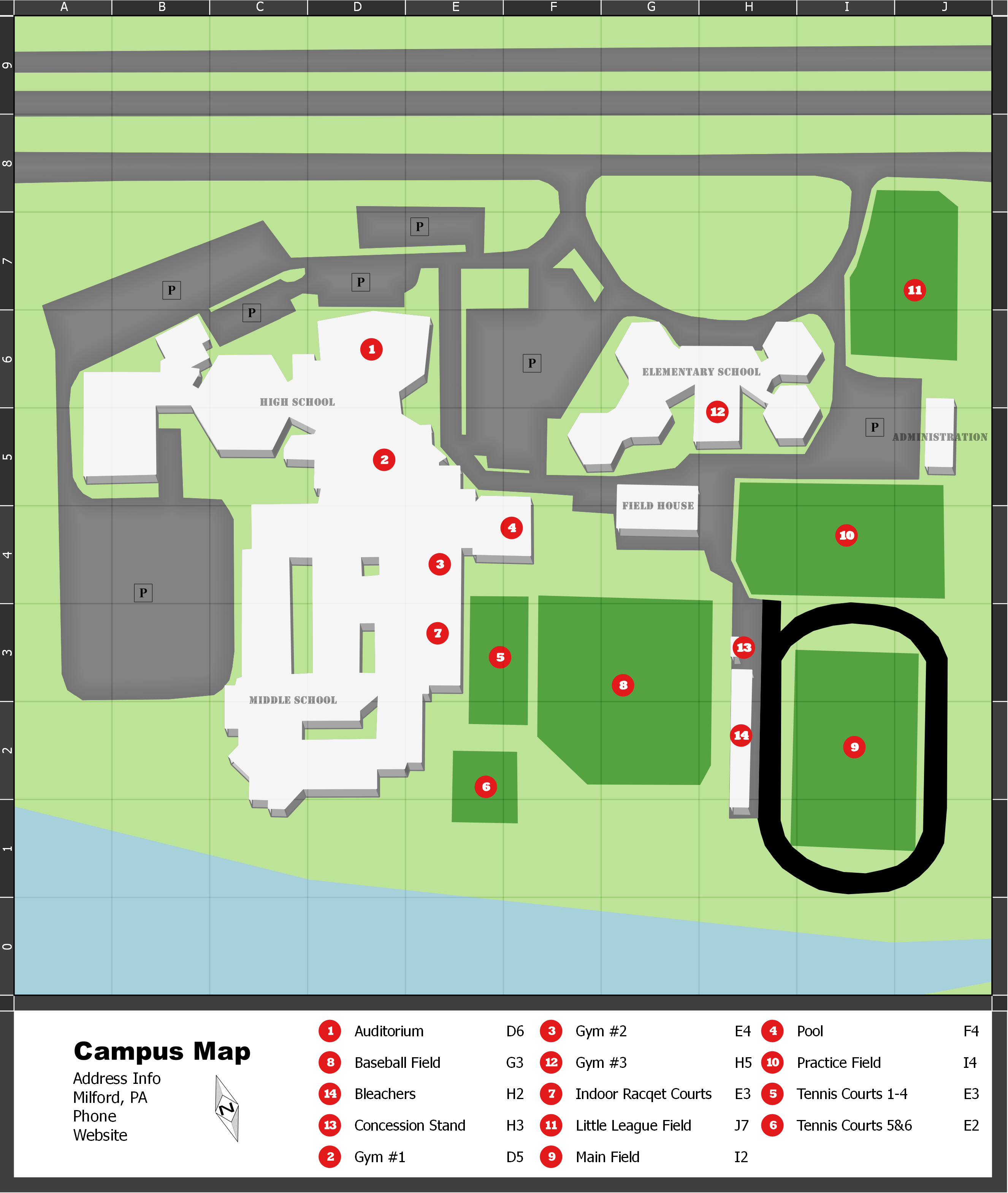 Campus map