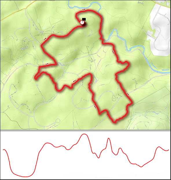 White loop map